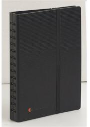 EXACOMPTA 200x145mm 12 db-os fekete névjegykártyatartó P4092-0655 (P4092-0655)