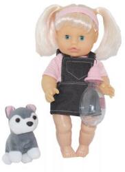 DIMIAN Bambolina: Nena játékbaba kutyával - 36 cm
