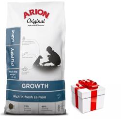 ARION ARION Original Growth Salmon Puppy Large Breeds 12kg + MEGLEPETÉS A KUTYÁDNAK