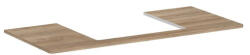 Hansgrohe Xelu Q Laminált pultlap 1180/550 középen fúrva a Xelu Q 600/480 mosdókagylóhoz, tölgy 54111230 (54111230)