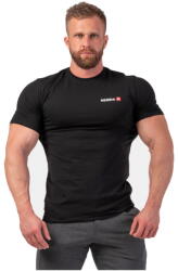 Nebbia Férfi póló Nebbia Minimalist Logo 291 fekete XL