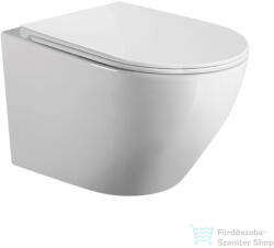 becrisa ÖK MAGENTA perem nélküli fali wc ülőkével, fehér S02010106P (S02010106P)