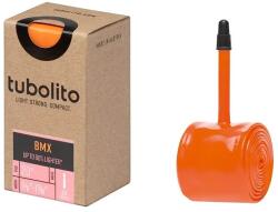 Tubolito 20 x 1 1/8 - 1 3/8 (28/35-406/451) BMX belső gumi, FV42 (42 mm hosszú presta szeleppel), 39g, narancssárga