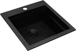 Pyramis Siros gránit mosogató 51.5x47 cm fekete 079822801 (079822801)