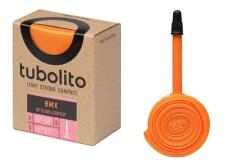 Tubolito 22/24x1, 5-2, 5 (37/64-489/507) BMX belső gumi, FV42 (42 mm hosszú presta szeleppel), 69g, narancssárga