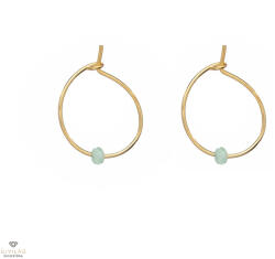 Alisia ezüst Crystal Bead Midi fülbevaló - AL1194-Oro-Menta