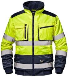 SIR SAFETY System Morgan hi-vis pilóta kabát (sárga/kék, L) (SSY-MC4123EC-L)