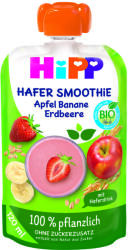 HiPP Smoothie zabpehely - Alma - Eper - Banán 100% növényi BIO, 120 ml, 1 év+