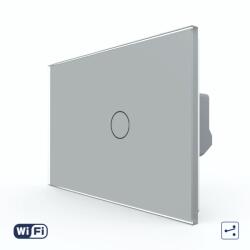 LIVOLO Intrerupator Simplu Cap Scara / Cruce Wi-Fi cu Touch LIVOLO, standard italian - Serie Noua - culoare gri