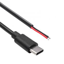 Akyga Cablu USB type C la 2 x fire deschise 10W 1m, Akyga AK-SC-38 (AK-SC-38)