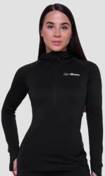 GymBeam Hanorac de alergare pentru femei 1/2 Zip Pulse Black L
