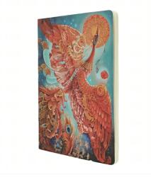 Paperblanks Jegyzetfüzet midi vonalas A/4 Paper Blanks tűzött Firebird (CBD6313)