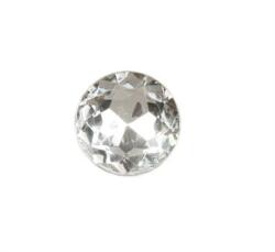  Gyöngy alkatrész- kristály, áttetsző, 30mm 6db/csomag