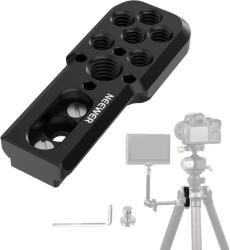 NEEWER Rig-Átalakító Adapter Plate -1/4"-5/8"-ARRI-NATO Rail Adapter Gyorskioldó Tartó -SmallRig Tilta Arri studiohoz (UA049) (10103346)
