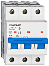 Schrack Kismegszakító AMPARO 6kA, C 63A, 3 pólusú (AM617363--)