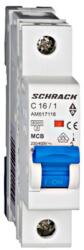 Schrack Kismegszakító AMPARO 6kA, B 6A, 1 pólusú (AM618106--)