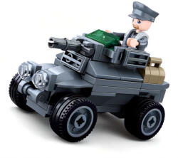 Sluban Army építőkészlet WW2 M38-B0680C páncélozott jármű 79 db (M38-B0680C)