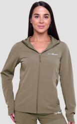 GymBeam Дамско яке за бягане Pulse Running Jacket Vetiver XL