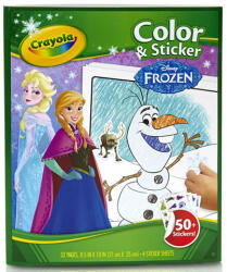 Crayola Crayola: Frozen 2 caiet pentru colorat și pentru abțibild (04-5864)