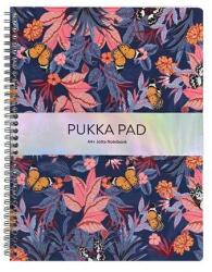 Pukka Pad Spirálfüzet, A4+, vonalas, 80 lap, PUKKA PAD "Jotta Bloom", vegyes minta (9497(AST)-BLM) - tonerpiac