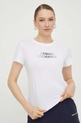 Giorgio Armani pamut póló női, fehér - fehér S - answear - 26 990 Ft