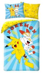  Pokemon ágyneműhuzat szett - Pikachu & Scorbunny (POK-645BL)