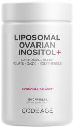 Codeage Liposomal Ovarian Inositol+, Myo-Inozitol Ovarian cu Coenzima Q10, 120 capsule, GNC
