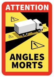 Carmotion Autocolant ANGLES MORTS 25x17cm TIR laminat anti-UV