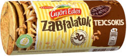 Győri Édes Zabfalatok tejcsokoládéval mártott, zabpelyhes, omlós keksz-215g