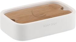 Gedy Gedy, NINFEA álló szappantartó, fehér matt/bambusz, 131102 (131102)