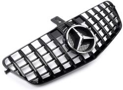  Mercedes Benz W212 2009-2013 lakk fekete hűtőrács Panamerica AMG GT stílusban