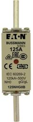Eaton NH biztosítóbetét NH0 125A gL/gG 500V AC 120kA kombikijelző-kioldásjelzéssel Bussmann EATON (125NHG0B)