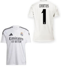 Real Madrid mez felső Adidas HOME gyerek 2024-25 - COURTOIS 1 140 cm