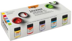  Textilfesték szett világos textilre JAVANA 5x50 ml (hobbi)