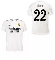 Real Madrid mez felső gyerek Szurkolói HOME 2024-25 - RÜDIGER 22 10 éves