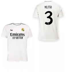 Real Madrid mez felső gyerek Szurkolói HOME 2024-25 - MILITÃO 3 6 éves