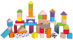 Viga Toys Fából készült kocka gyermekeknek Viga 50 element - babacokmok