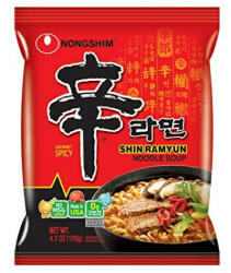  Nongshim Shin Ramyun Csípős Koreai Instant Tészta 120g