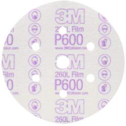 3M Hookit 260L felületkezelő filmes csiszolókorong P600 (1 db)