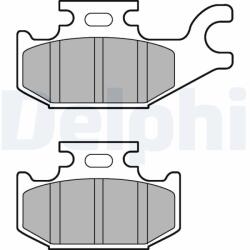 DELPHI set placute frana, frana disc DELPHI LP3191 - centralcar
