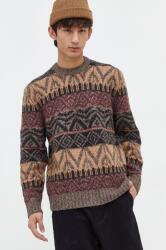 Abercrombie & Fitch pulóver férfi, barna - barna XL