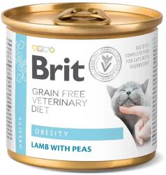 Brit gf veterinary diets cat obesity konzerv 200 g 1121