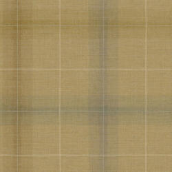 Tartan (skót) kockás brit minta egymást átfedő vonalak grafikai játékával okkersárga barna szürke és bézs tónus tapéta (200522567)
