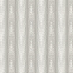 Marburg Colani Legend 59811 design csíkos vízszintesen hullámos 3D szürke ezüst fémes hatás tapéta (59811)