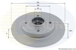 COMLINE Disc frana COMLINE ADC3037