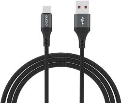 Dudao L3ST USB-A - USB-C 5A Kábel 1.2m Fonott - Fekete