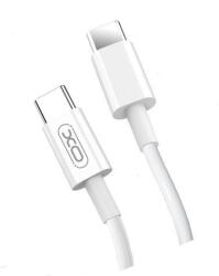 XO NB124 USB Type-C - USB Type-C kábel PD 40W 1m fehér