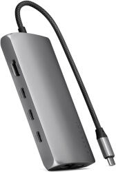 Satechi USB-C MultiPort Adapter 8K Ethernet V3 - Űrszürke