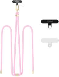 Tech-protect C7s Keresztpánt Baby Pink/arany