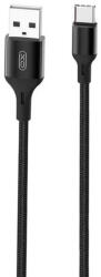 XO NB143 USB-A - USB-C kábel, 1m (fekete)